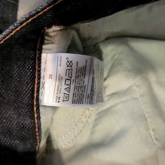 Old Navy Jeans Womens size 26 Crop high rise slouchy straight plus NEW - Picture 13 of 13